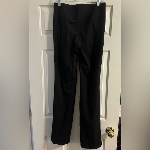 Lululemon smooth fit pull on black pant size 10 tall. - Picture 5 of 8